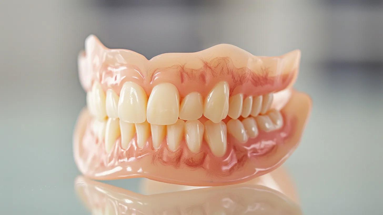 types of dentures: full, partial